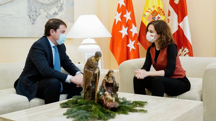 Alfonso Fernández Mañueco con Isabel Díaz Ayuso / @ComunidadMadrid