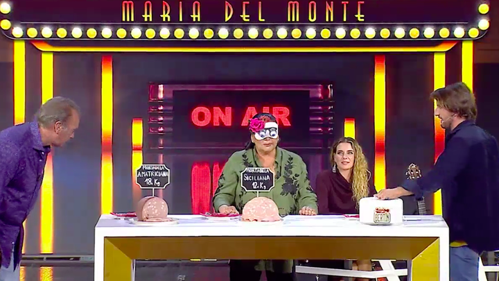 María del Monte y la cata de mortadelas / Telemadrid