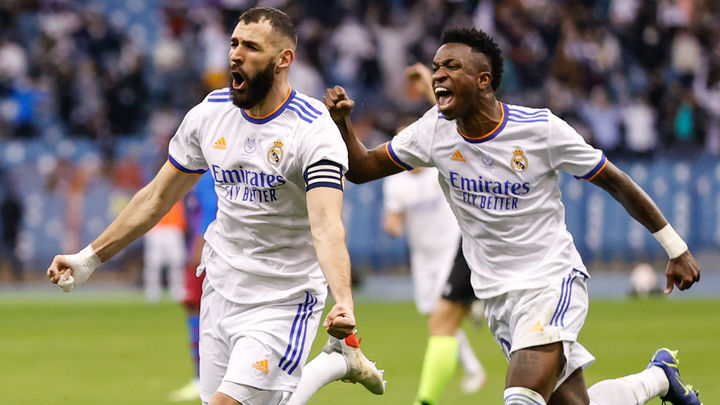 Benzema y Vinicius / EFE