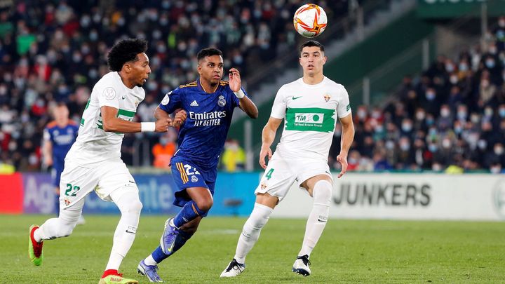 Rodrygo ante el Elche / EFE