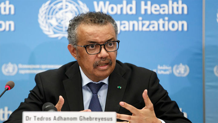 Tedros Adhanom , director general de la OMS / TELEMADRID