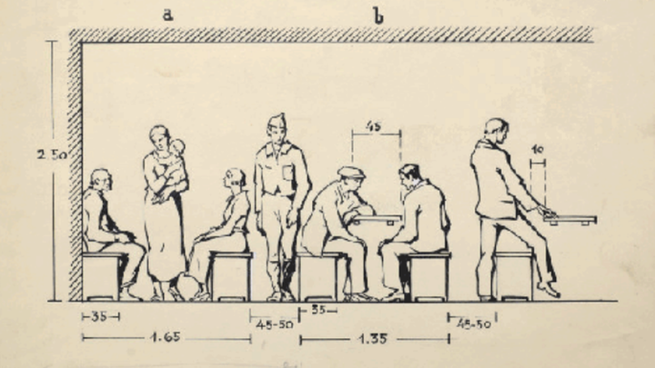 Ilustración de uno de los refugios, similar al del TPA / MCYP