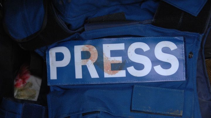 Chaleco antibalas perteneciente a un periodista / EP