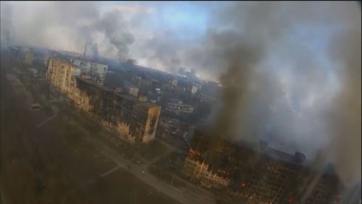 Destrucción en Mariúpol causada por las bombas rusas / TELEMADRID