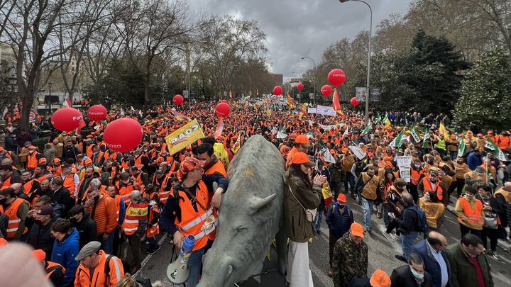 Manifestación agrícola / TWITTER