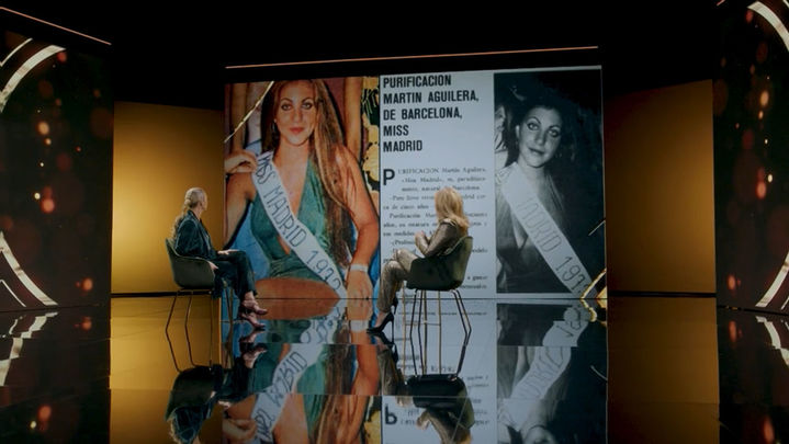 Norma Duval con 16 años ganando el Miss Madrid / DIEZ MOMENTOS