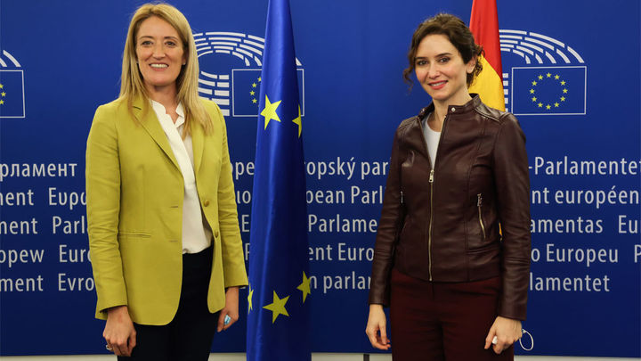 Metsola y Díaz Ayuso / Comunidad de Madrid