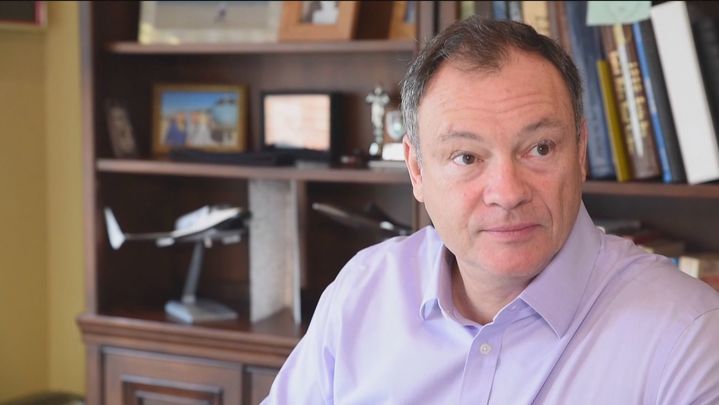 El astronauta español Miguel López -Alegría / TELEMADRID