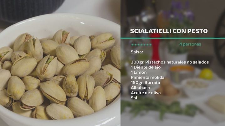 Receta de scialatielli con pesto