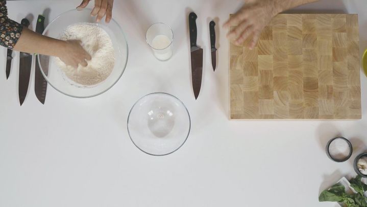 Receta de scialatielli con pesto