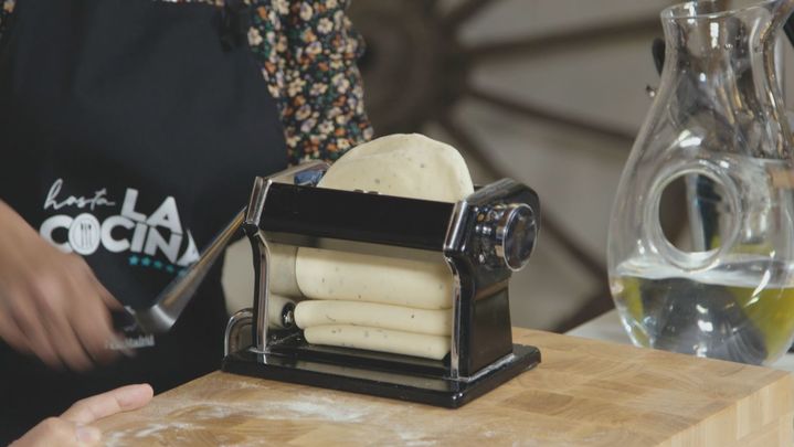 Receta de scialatielli con pesto