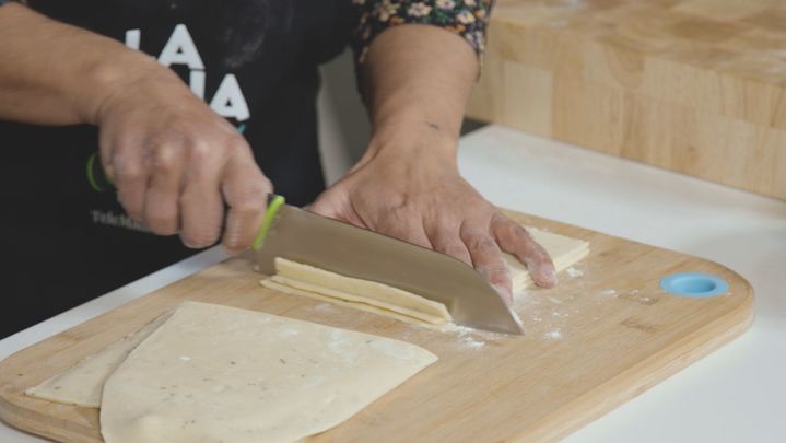 Receta de scialatielli con pesto
