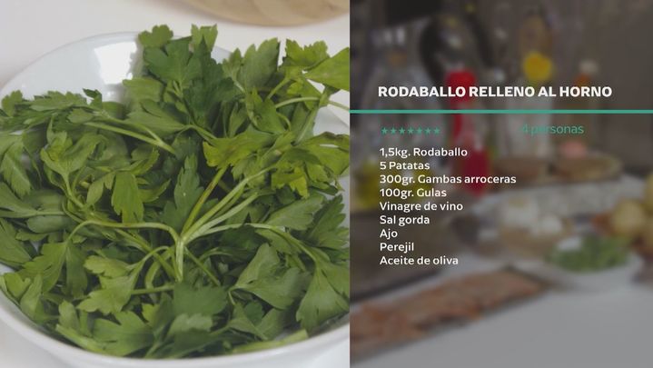 Receta de rodaballo relleno al horno