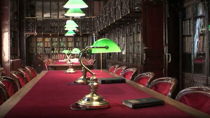 Sala de lectura de la Biblioteca de la Real Academia de Medicina / ACADEMIA DE MEDICINA