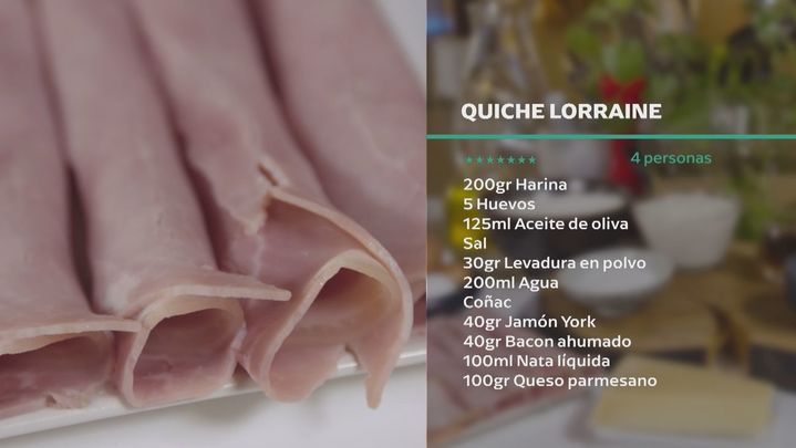 Receta de quiche Lorraine