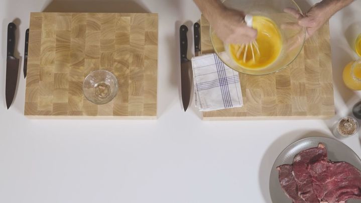 Receta de filetes de ternera rellenos