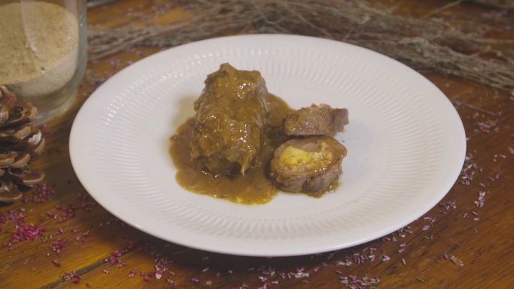 Receta de filetes de ternera rellenos