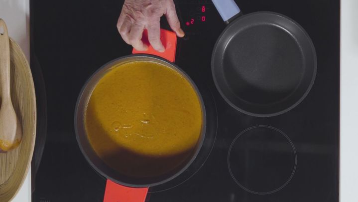 Receta de lomos de rape con carabineros