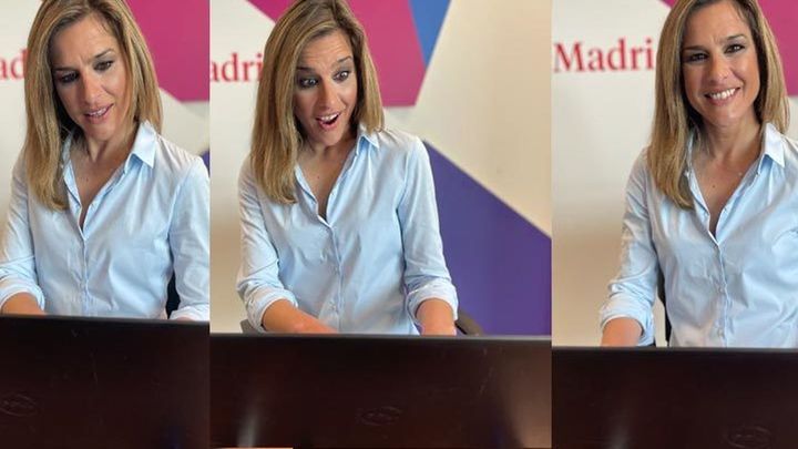María Gracia durante el encuentro / Telemadrid