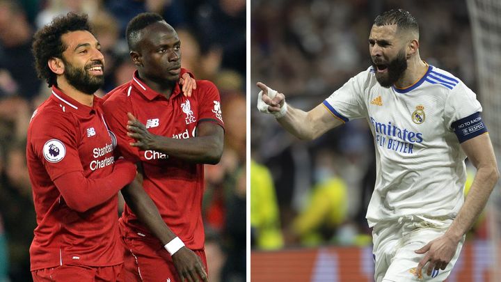 Salah, Mané y Benzema / EFE