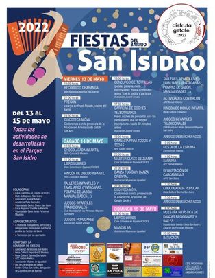 Cartel de las fiestas de barrio / AYUNTAMIENTO DE GETAFE