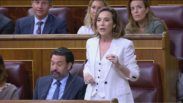 La portavoz del PP, Cuca Gamarra / TELEMADRID