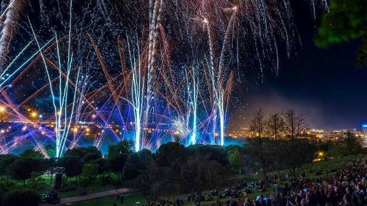 Espectáculo de fuegos artificiales, San Isidro, 2018 / TURISMO MADRID