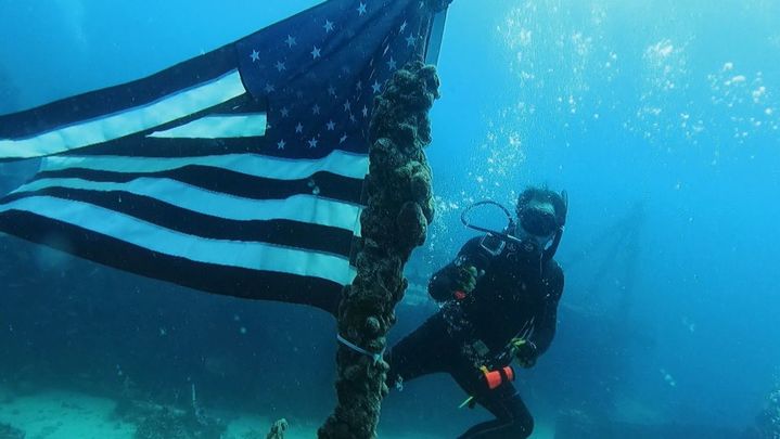 Portaviones hundido de la Segunda Guerra Mundial / Redacción