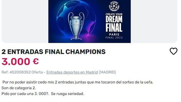 Reventa de entradas / MIL ANUNCIOS