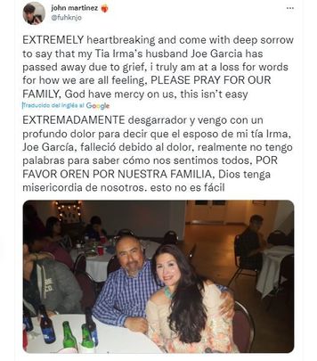 Tuit de John Martínez / TWITTER