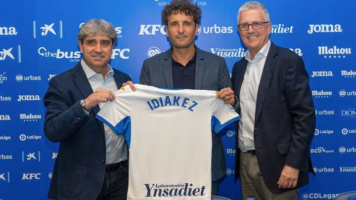 Txema Indias, Idiakez yJeff Luhnow / CD LEGANES