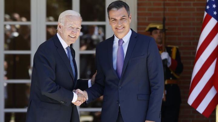 Biden y Pedro Sánchez / EFE