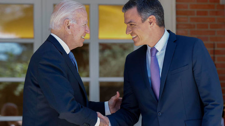 Joe Biden  con Pedro Sánchez / EFE