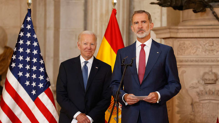 Biden con Felipe VI / EFE