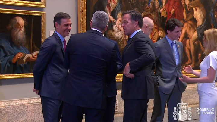 Pedro Sánchez en la recepción en el Museo del Prado / Gobierno de España