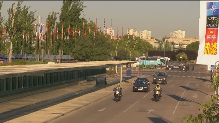 Llegada a IFEMA de los líderes de la OTAN / TELEMADRID