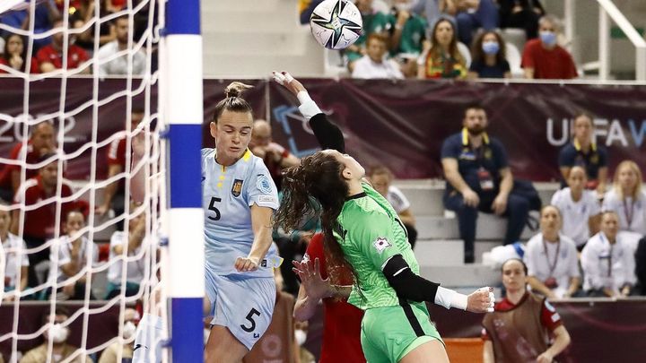 Final de la Eurocopa de fútbol sala femenino entre las selecciones de España y Portugal / EFE