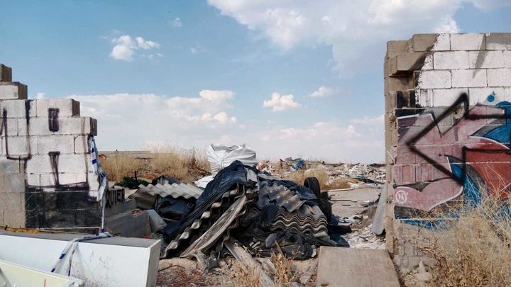 Vertido de amianto en Alcorcón / CORREDOR ECOLÓGICO SUROESTE