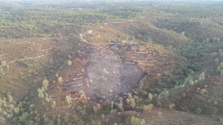 Incendio en Aznalcóllar (Sevilla) / EUROPA PRESS