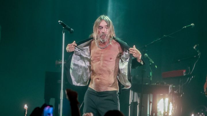 El cantante de rock Iggy Pop durante su actuación en el Teatro Real / EUROPA PRESS