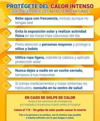 Consejos ante una ola de calor / AYUNTAMIENTO DE MADRID