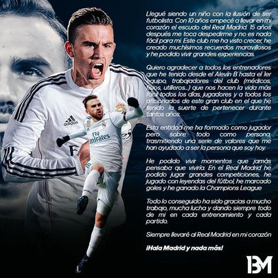 Carta de despedida de Borja Mayoral / @Mayoral_Borja