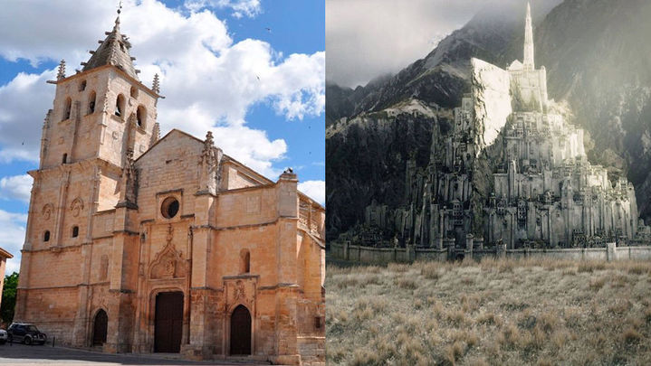 Iglesia de Torrelaguna (i) y capital de Gondor (d) / REDACCIÓN