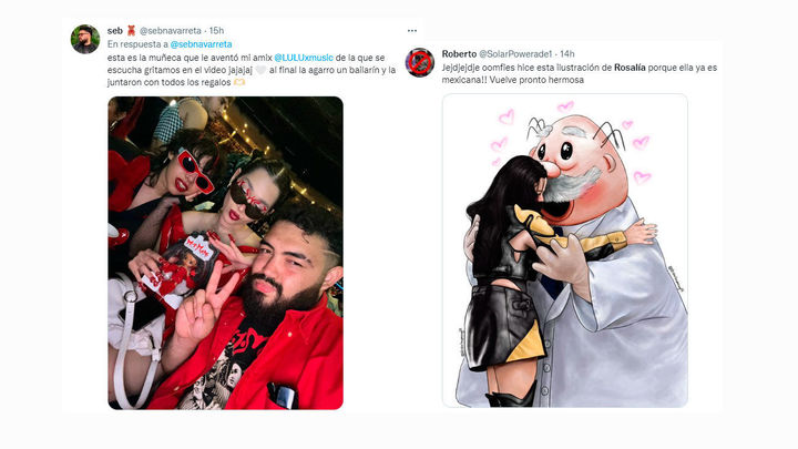 Rosalía tras su concierto en México y el Dr Simi / REDACCIÓN