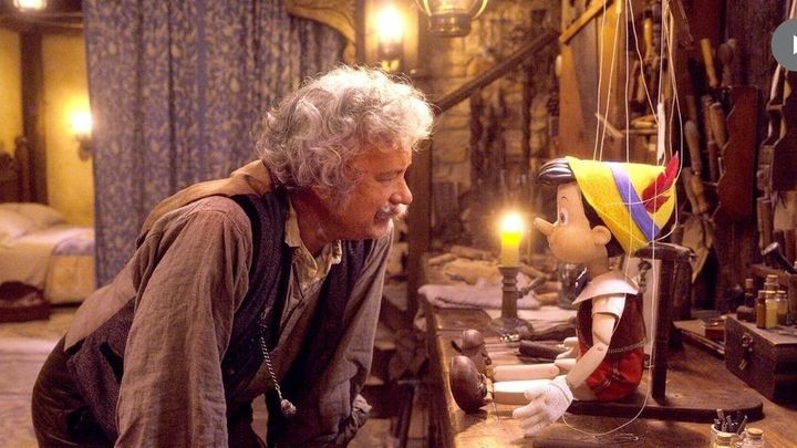 Tom Hanks como Geppetto en la película 'Pinocho'  de Robert Zemeckis / DISNEY