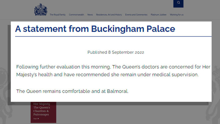 Comunicado de la web oficial de la Casa Real británica / ARCHIVO