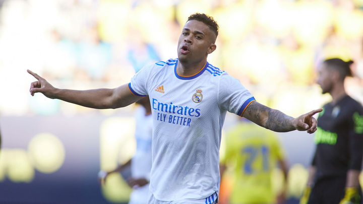 Mariano Díaz celebra un gol con el Real Madrid / EUROPA PRESS