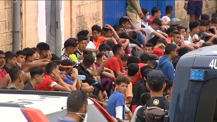 Devolución de menores en Ceuta / Telemadrid