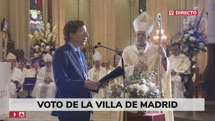 Almeida renueva el voto de la Villa de Madrid / Telemadrid.es