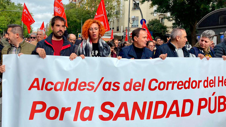 La manifestación ha sido apoyada por los partidos de izquierda de la Asamblea de madrid / Telemadrid